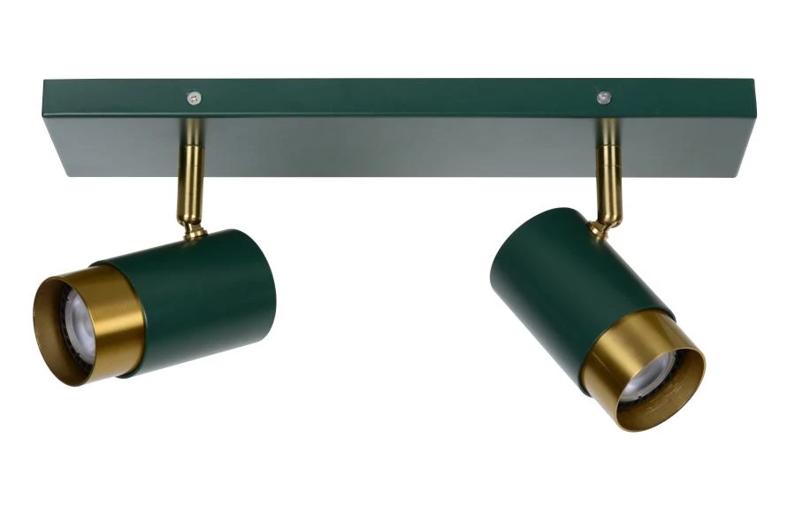 Lucide FLORIS - Ceiling spotlight - 2xGU10 - Green - off